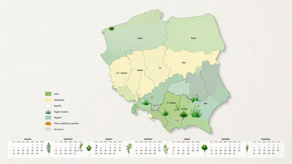 Czy region wpływa na poziom pylenia?