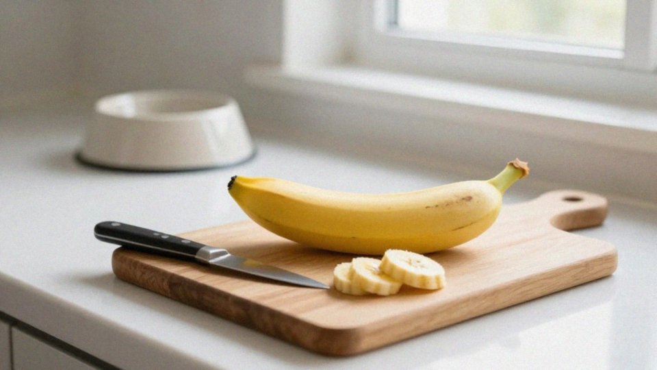 Czy banan nadaje się jako przysmak treningowy?