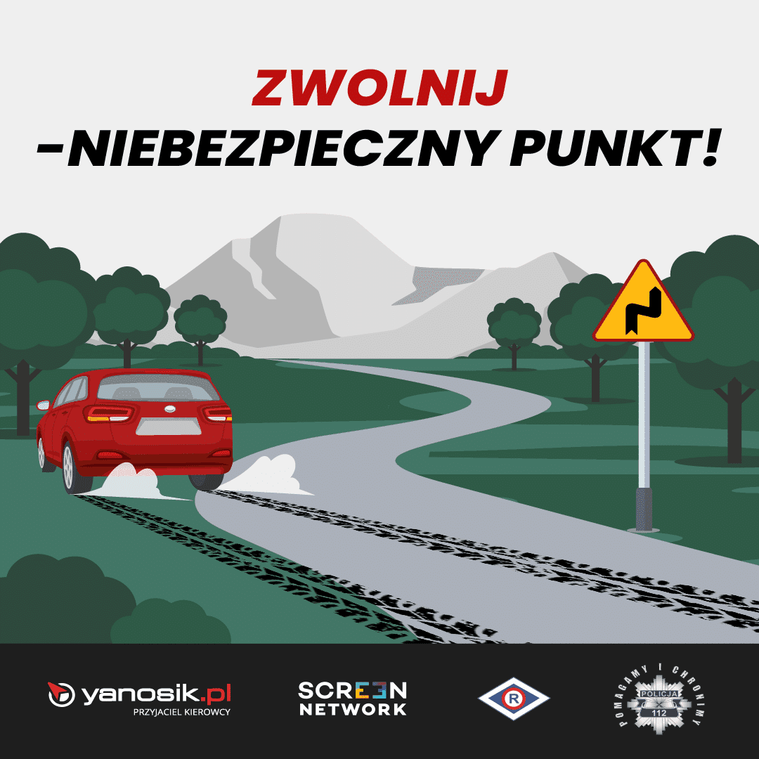 Zwolnij â niebezpieczny punkt – Policja.pl