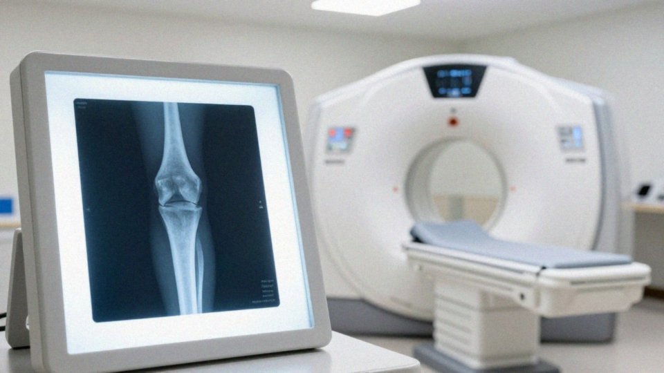 Jak diagnozuje się i monitoruje zwężenie szpary w kolanie?