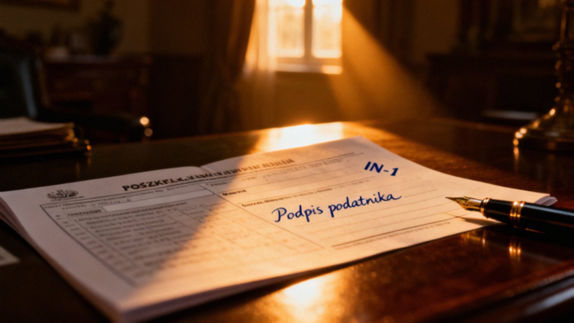 Jak wypełnić formularz IN-1? Przykład krok po kroku