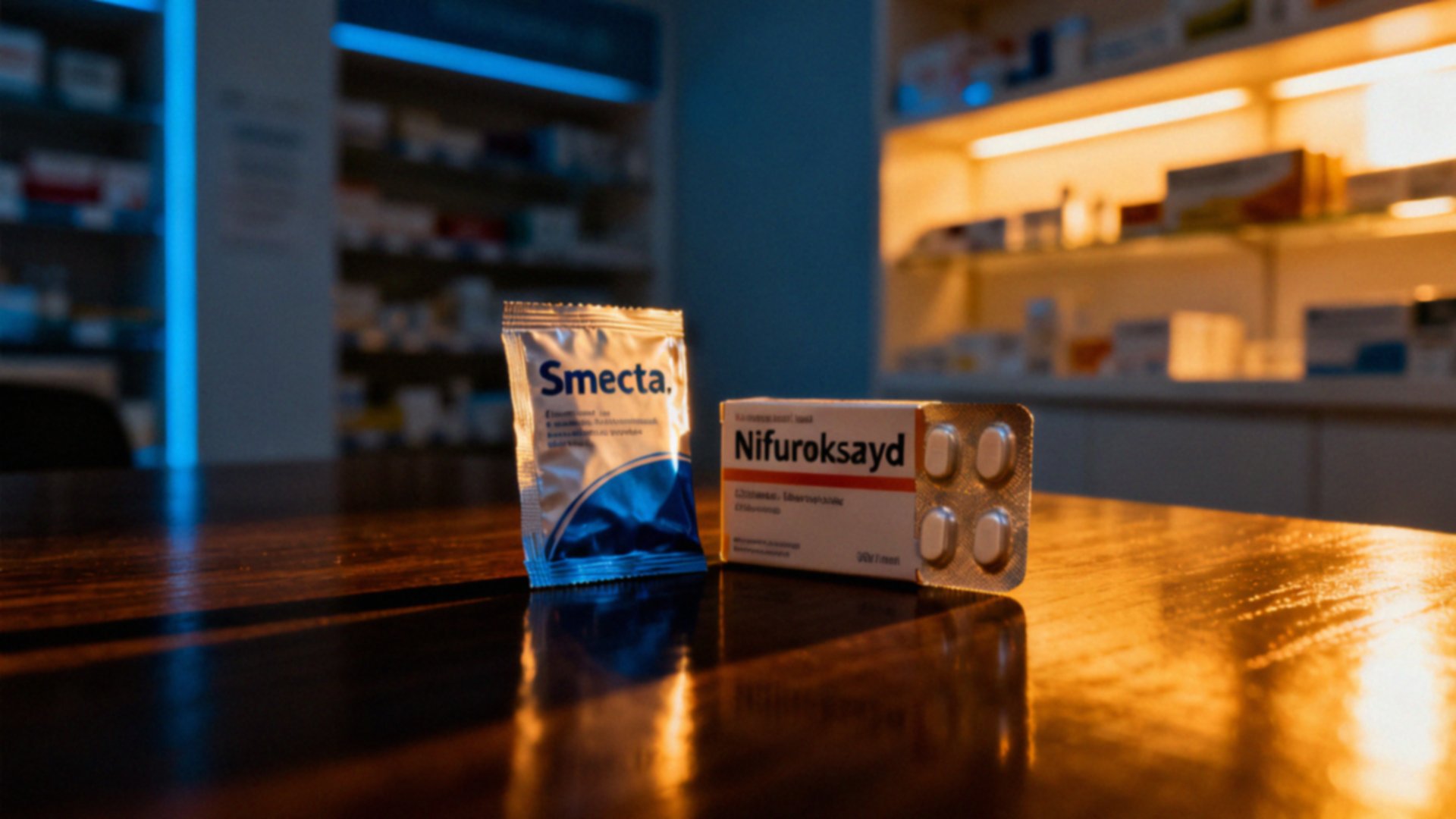 Smecta czy nifuroksazyd? Kiedy stosować i jakie są różnice?