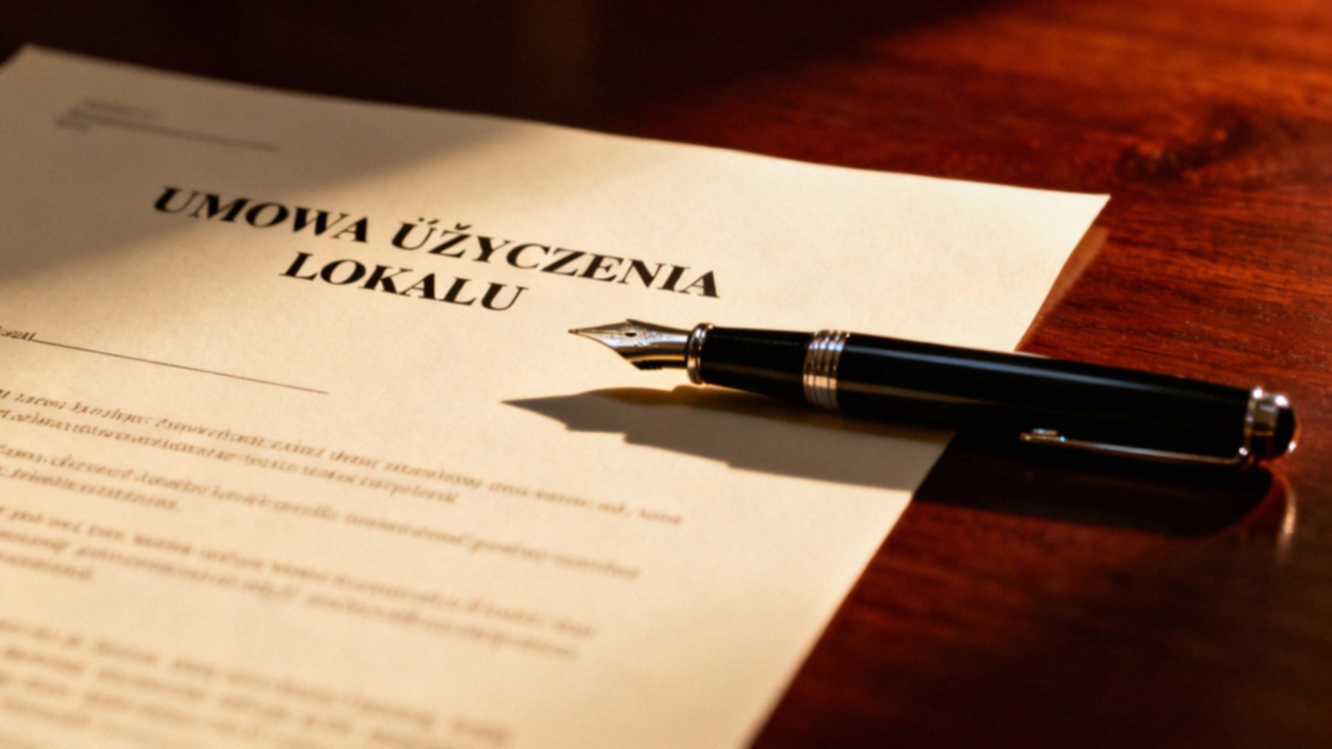Umowa użyczenia lokalu — jak wypełnić i co uwzględnić?